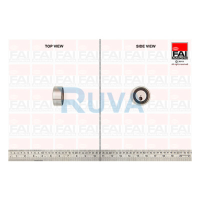 Fits Megane Kangoo Clio 1.4 1.6 Ruva Timing Cam Belt Tensioner Pulley