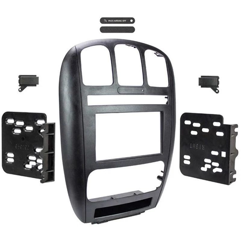 Kit de tablero combinado Metra 95-6539 2 din 2002-07 Dodge Caravan Chrysler Town & Country Foto 2 de 4
