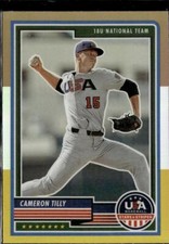 2023 Panini USA Baseball Stars & Stripes #60 Cameron Tilly BSG Prizm