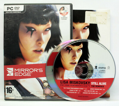 MIRROR'S EDGE PC DVD GAME WITH CD AUDIO ITALIAN EDITION FIRST PRINT VBC 69988