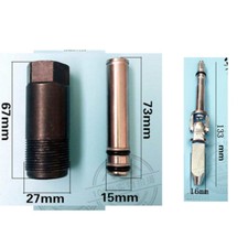 3-4T Double pump Horizontal jack Oil pump Universal joint  Small piston Plunger
