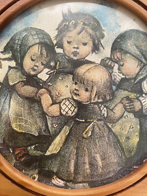 EDLE W Germany String Music Wall Hanging MJ Hummel Brahms Lullaby ars Edition