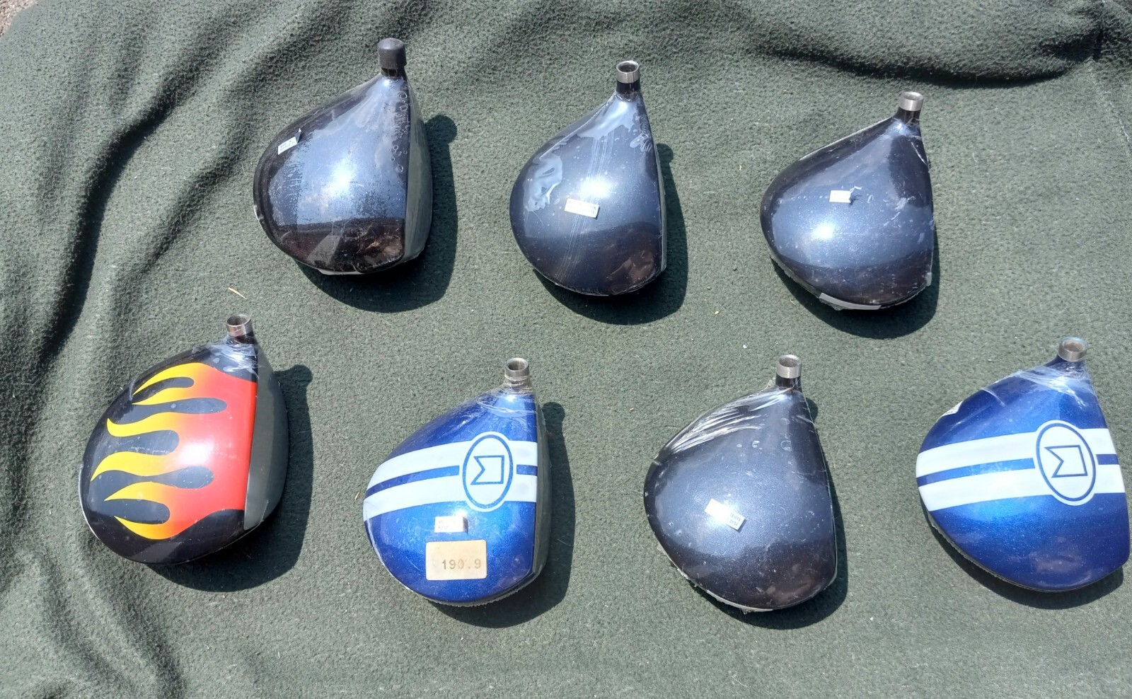 Lot of (7) Low Loft Ti Driver Components 7*, 8*, 9* Lofts (Heads Only