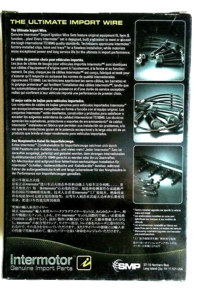 Juego de cables de bujías productos de motor estándar INTERMOTOR 55209 Foto 4 de 4