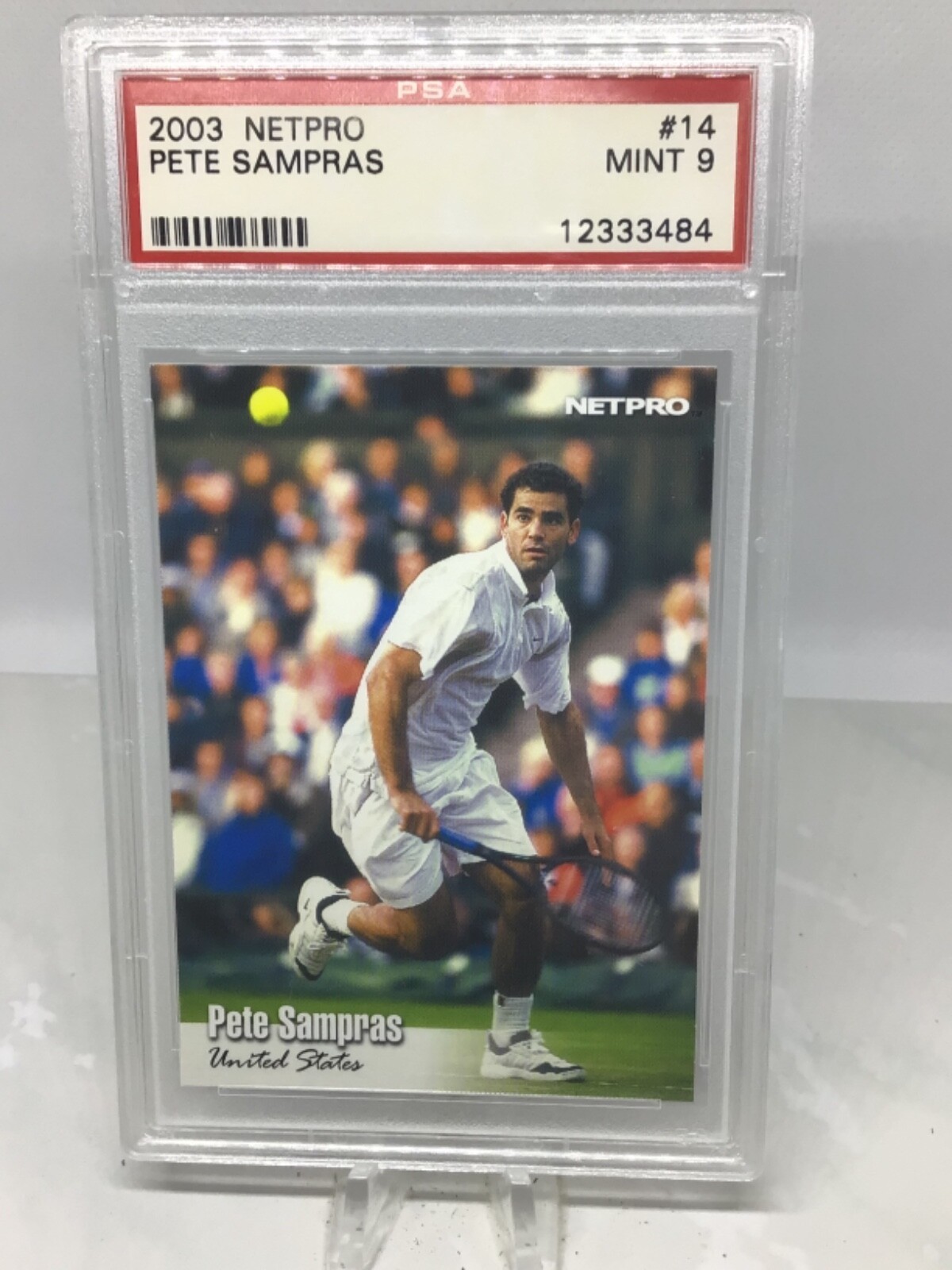2003 Netpro #14 Pete Sampras PSA 9