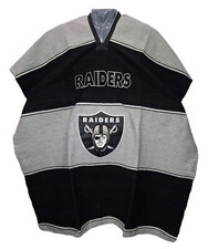 Poncho Artesanal Las Vegas Raiders Jorongo Zarape 2024 Invierno