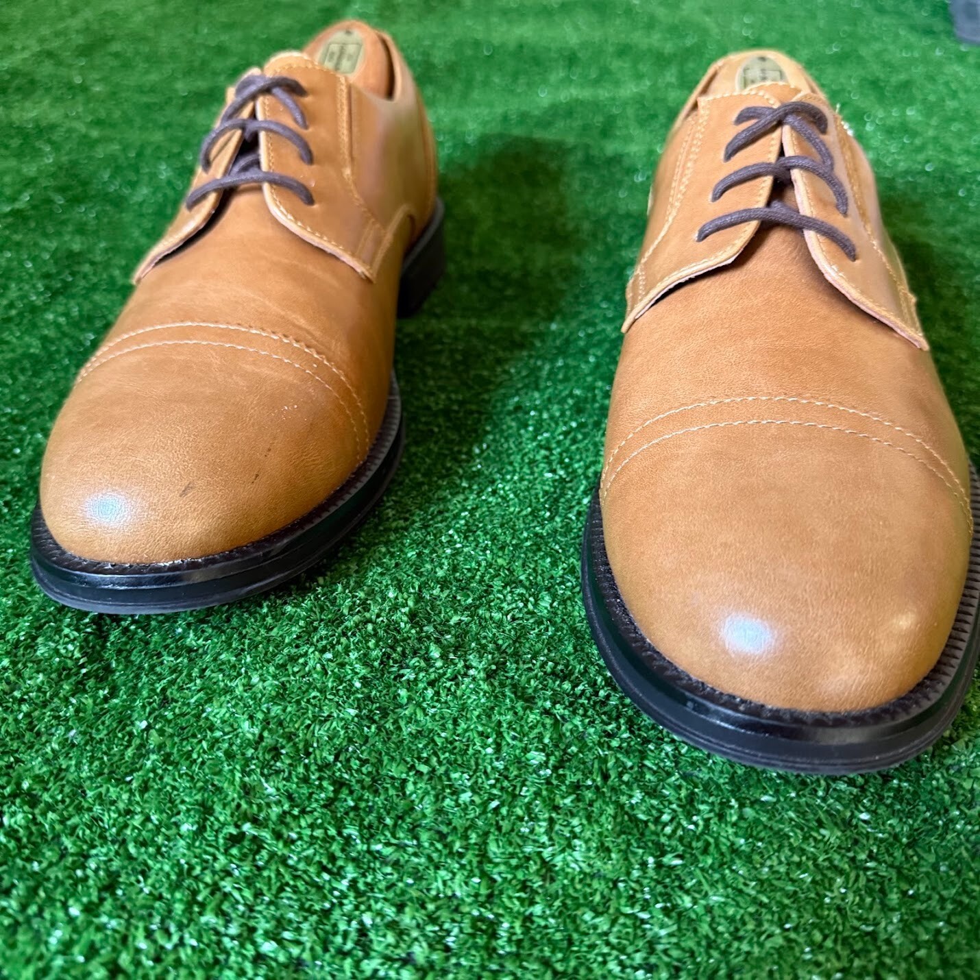 SAOLA Scarpe eleganti casual Oxford marroni stringate George Branford taglia 9