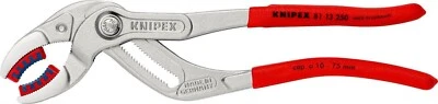 Knipex 81 13 250 Soft Jaw Push Button Waterpump Pipe Tap Plastic Pliers 250mm