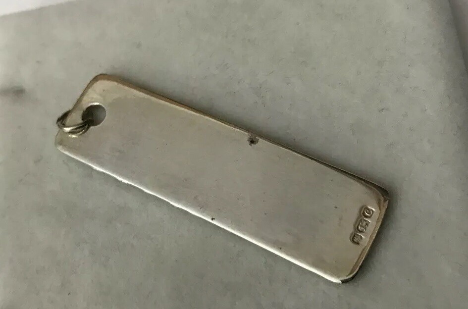 Hallmarked Solid Sterling Silver 925 Diamond Cut … - image 4