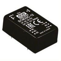 Meanwell SCW20A-05, Dc Dc-Wandler, 9-18V:+5V 4000Ma 20W