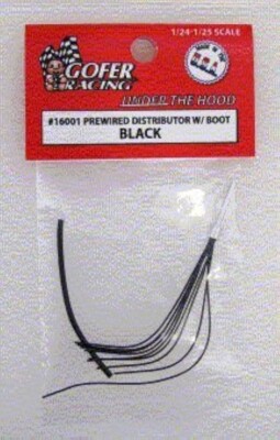 Gofer Racing Prewired Distributor Black Plug Wire With Boot