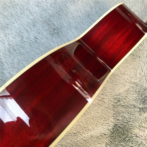 43 Inch Red Solid Spruce G-F50 Acoustic Guitar Maple Body Rosewood Fingerboard - Picture 5 of 8