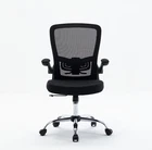 Ergonomic Task Office Chair with Passive Lumbar Support and chrome steel feet