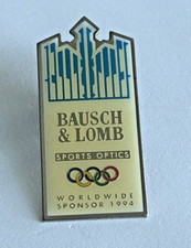 Bausch & Lomb Pin USA Olympic Worldwide Sponsor 1994 Advertising