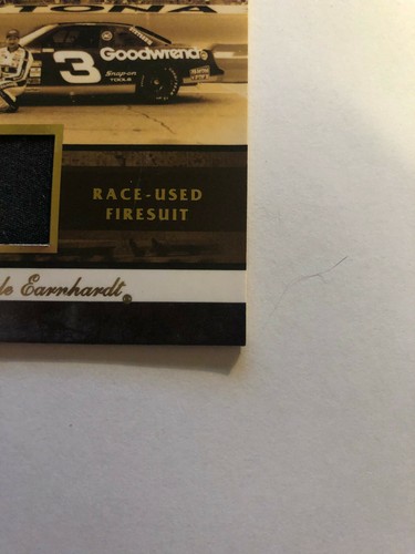 2007 PRESS PASS RACING ARTIFACTS FIRESUIT GOLD /50 DALE EARNHARDT #DE-F ERROR - Picture 7 of 7