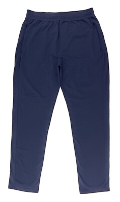 Public Rec Mens Lounge Pants Performance Stretch Athletic Size 34x31 Navy Jogger