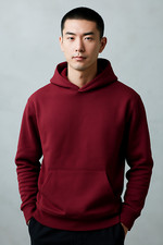 Men's Heavyweight Premium Fabric Fleece Lined Pullover Hoodie S-2XL 
