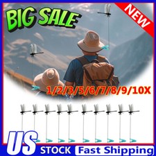 Fake Dragonfly Rod Clip, 3D Dragon Fly Garden Stakes Hat Simulation Decor US