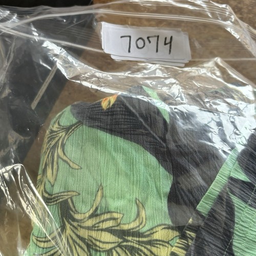 Speedo Swim Beach Cover Up Womens Large Green Aquatic Floral Print Open Front - Picture 12 of 12