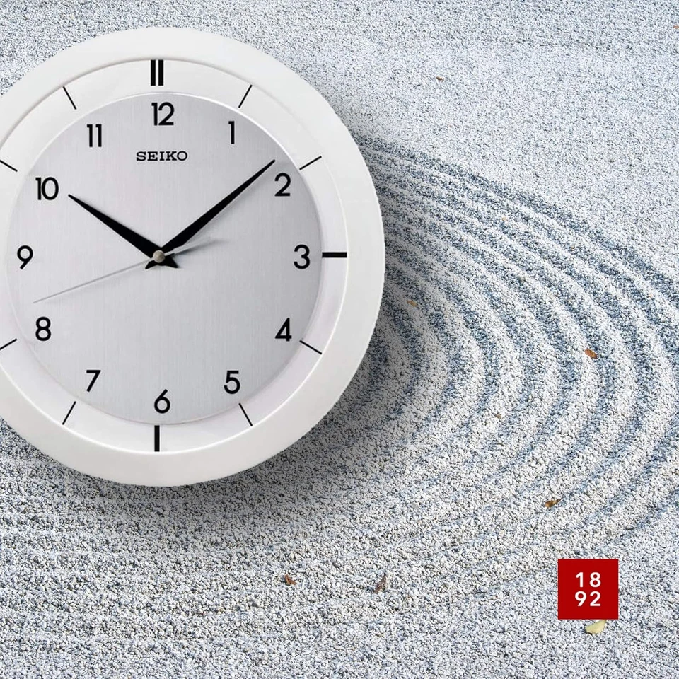 11 Inch St John Brushed Metal Wall Clock - Image 4 of 4