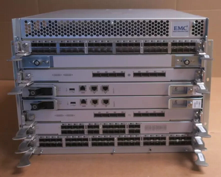 Brocade EMC DCX 8510-4 Backbone SAN Switch 2x FC16-48 2x CR16-4 2x