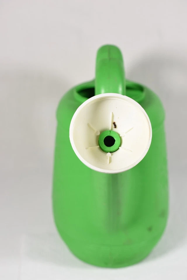 Molde soplador de flores margaritas de plástico de 2 galones de plástico verde de colección LEER Foto 4 de 4