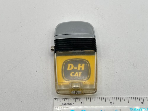Vintage Scripto D-H Cat Dean-Hanes Machinery VU-Lighter w/ Black Band READ AS-IS - Picture 13 of 13