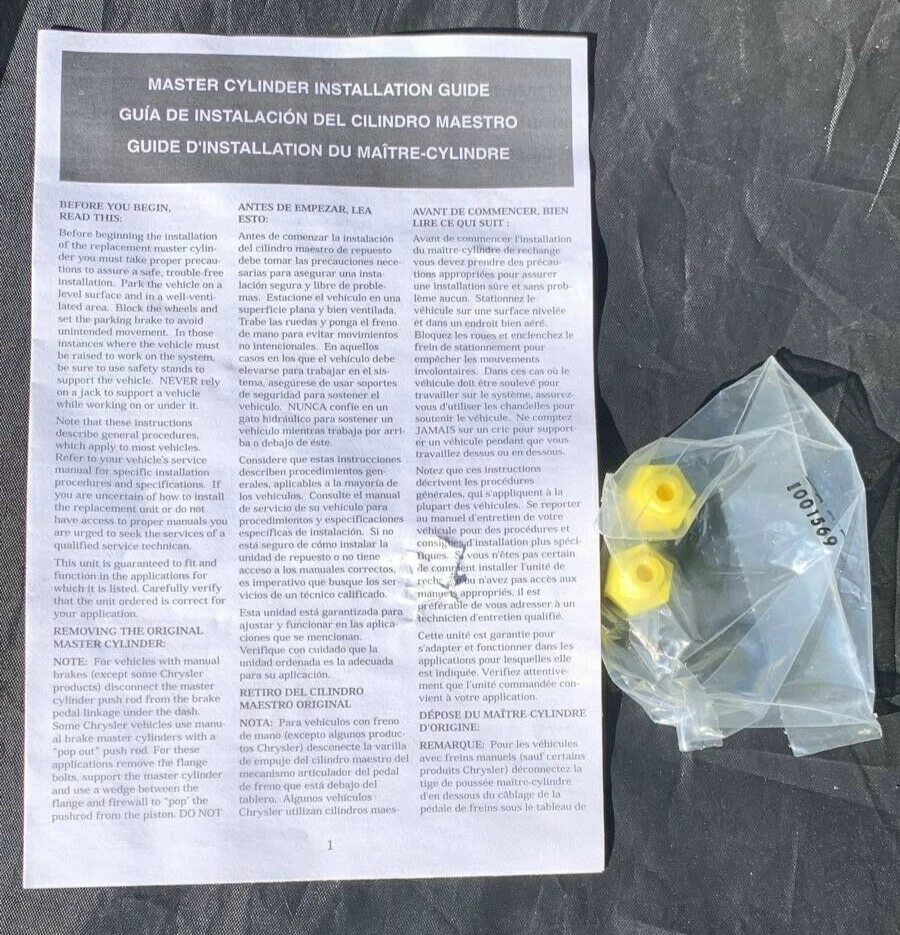 Brake Master Cylinder Cardone 13-2923 - Image 3 of 4