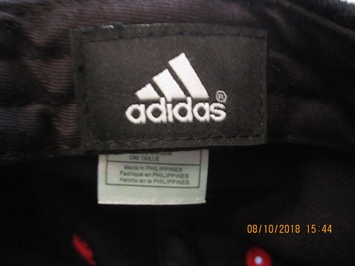 Gorra de béisbol ADIDAS azul con ala plana roja Atlanta Hawks baloncesto fanáticos de la NBA - Imagen 4 de 7
