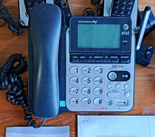 AT T CL84100 Black 1.9 GHz Single Line Corded Phone  5 Cordless Handsets System
