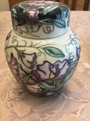Moorcroft Daytraum 6'' Ingwerglas von Sian Keeper + Box