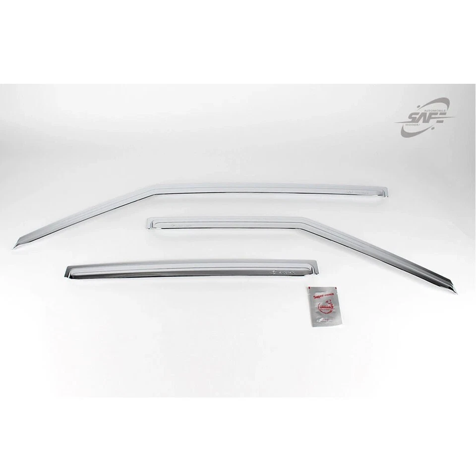 Visera de ventana fuera de canal protector de lluvia deflectores para Hyundai Veloster 2012-2017 Foto 2 de 3