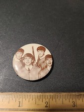 Vintage Beatles Pinback Button Great Personalities
