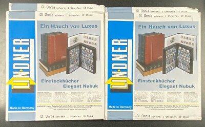 Set Of 4 Lindner Stocksheets 1 Piece 10 Pages