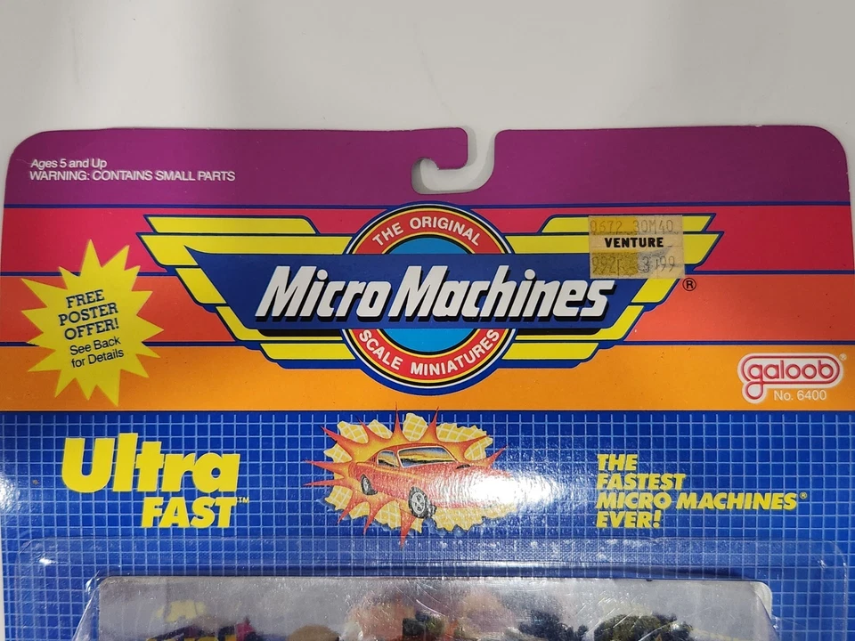 Vintage Micro Machines #28 Antiques Collection Galoob 1988 - Image 2 of 4