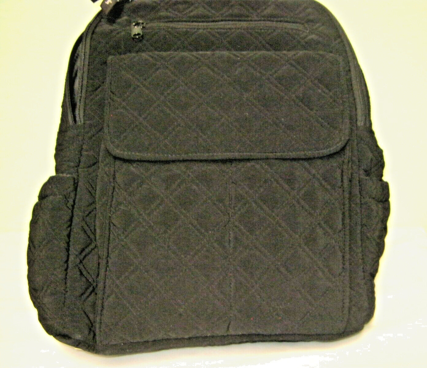Vera Bradley Backpack Solid Black Microfiber 11 x… - image 7