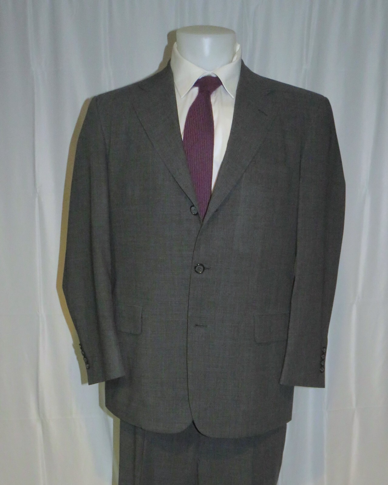 Brooks Brothers Brookscool Solid Gray Lightweight… - image 3