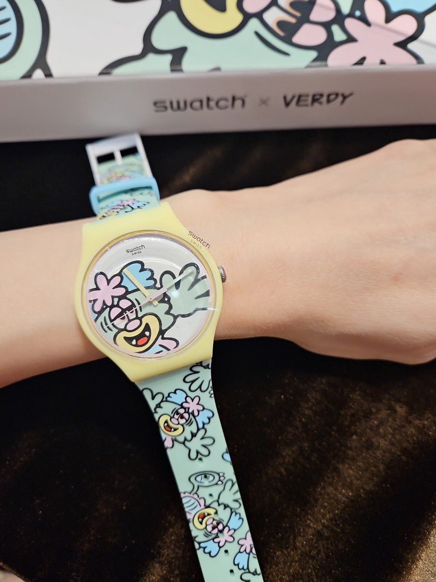 Swatch VISTY BY VERDY SO29Z140 NEW IN BOX | eBay