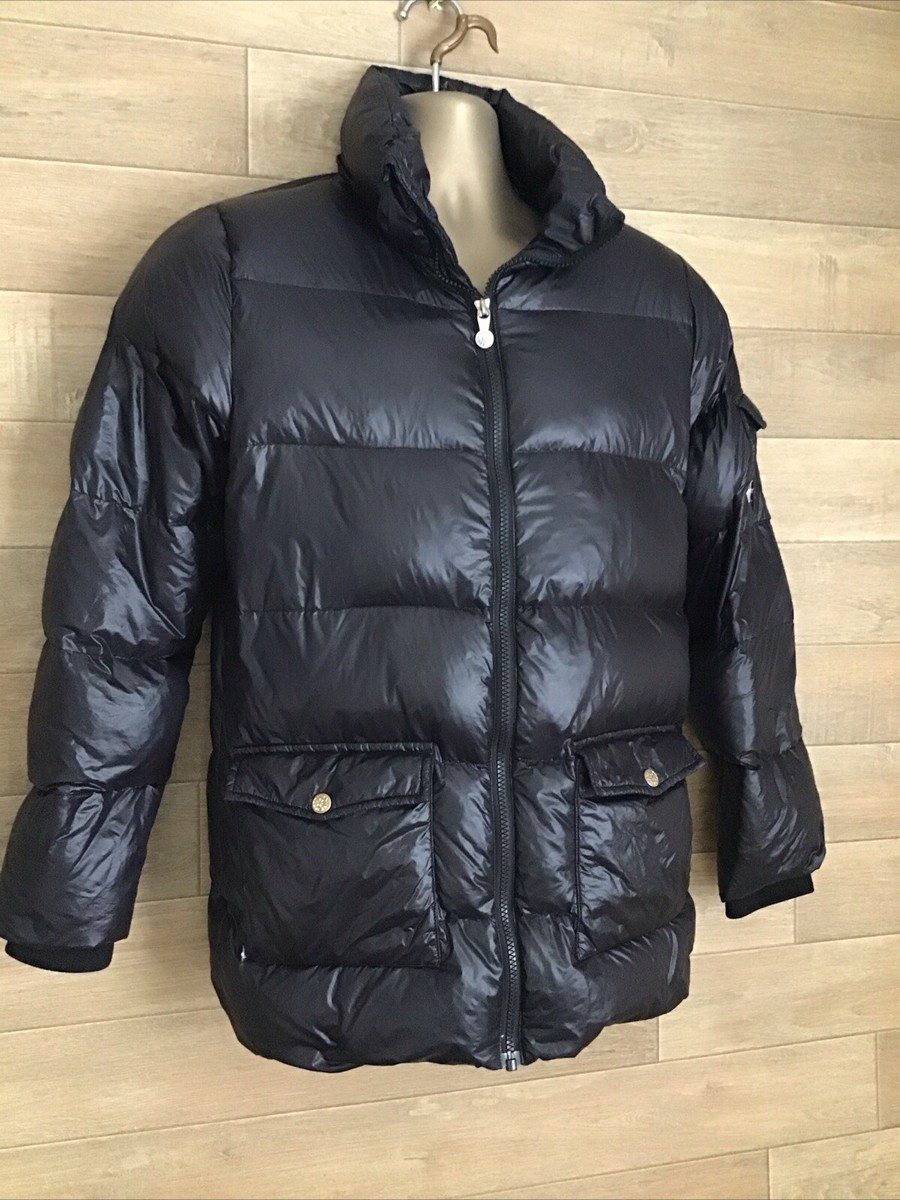 Genuine Pyrenex Spoutnic Shiny Black Down Puffer Jacket Unisex SIZE 16 YEARS