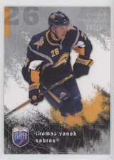 2007-08 Upper Deck Be a Player Platinum Player's Club /25 Thomas Vanek #21 1e15
