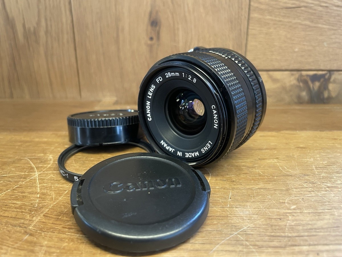 Canon New FD NFD 28mm f/2.8 MF レンズ Mint* Canon New FD NFD 28mm F/2.8 Wide Angle MF Lens From Japan | eBay