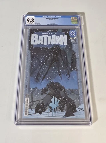 🧊 Absolute Batman #8 CGC 9.8 Graded Cover A 1st Printing Mr. Freeze 🧊