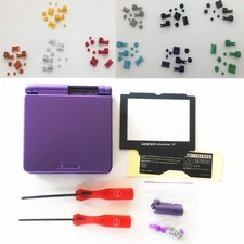 Purple Housing Shell Case for GBA SP Gameboy Advance SP- Colors Buttons Optional