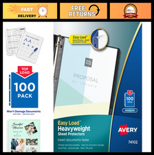 Clear Heavyweight Sheet Protectors 8.5" x 11", Non-Glare, Easy Load, 500 Pack