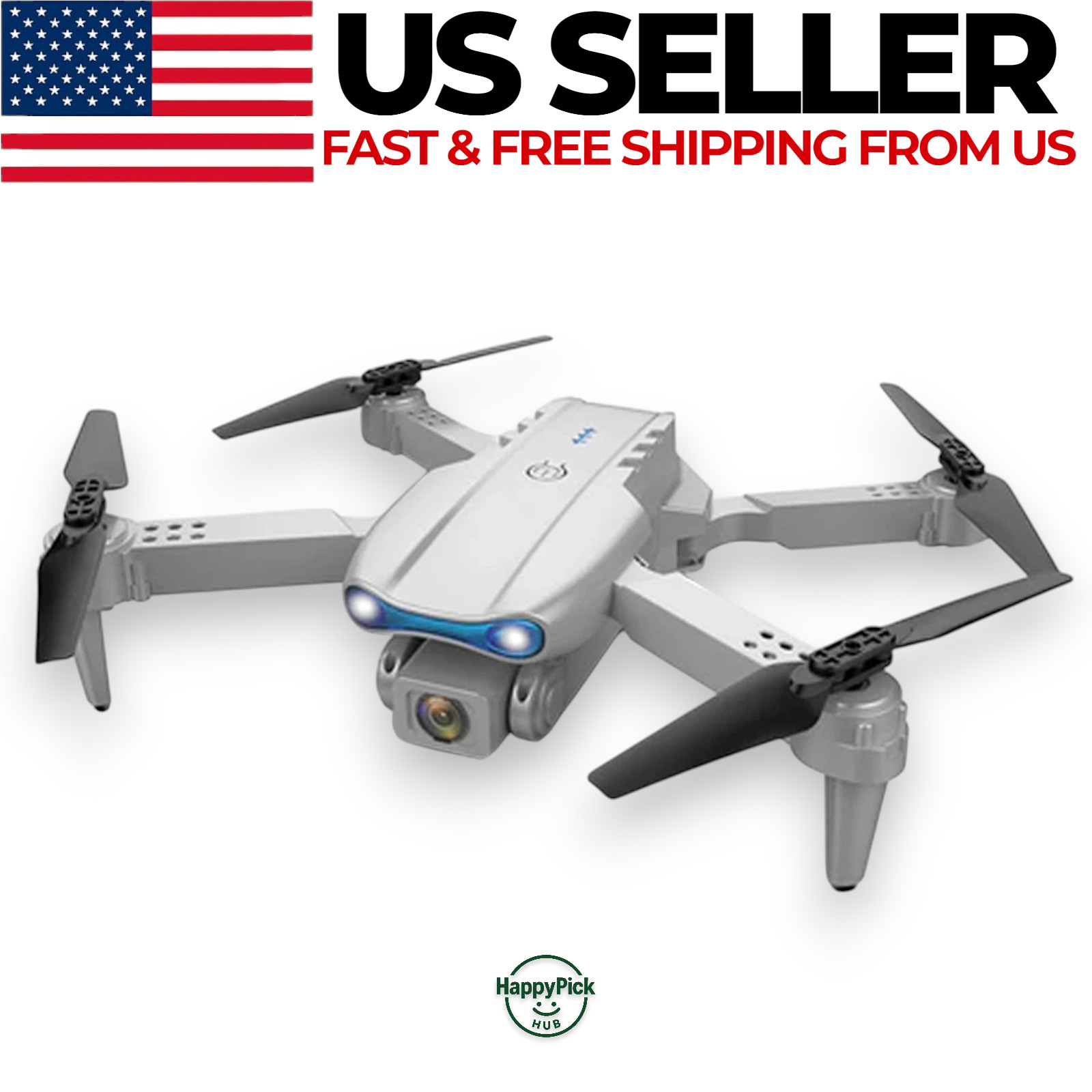 Drone 2026 4K HD Dual Camera WiFi FPV RC Foldable Quadcopter