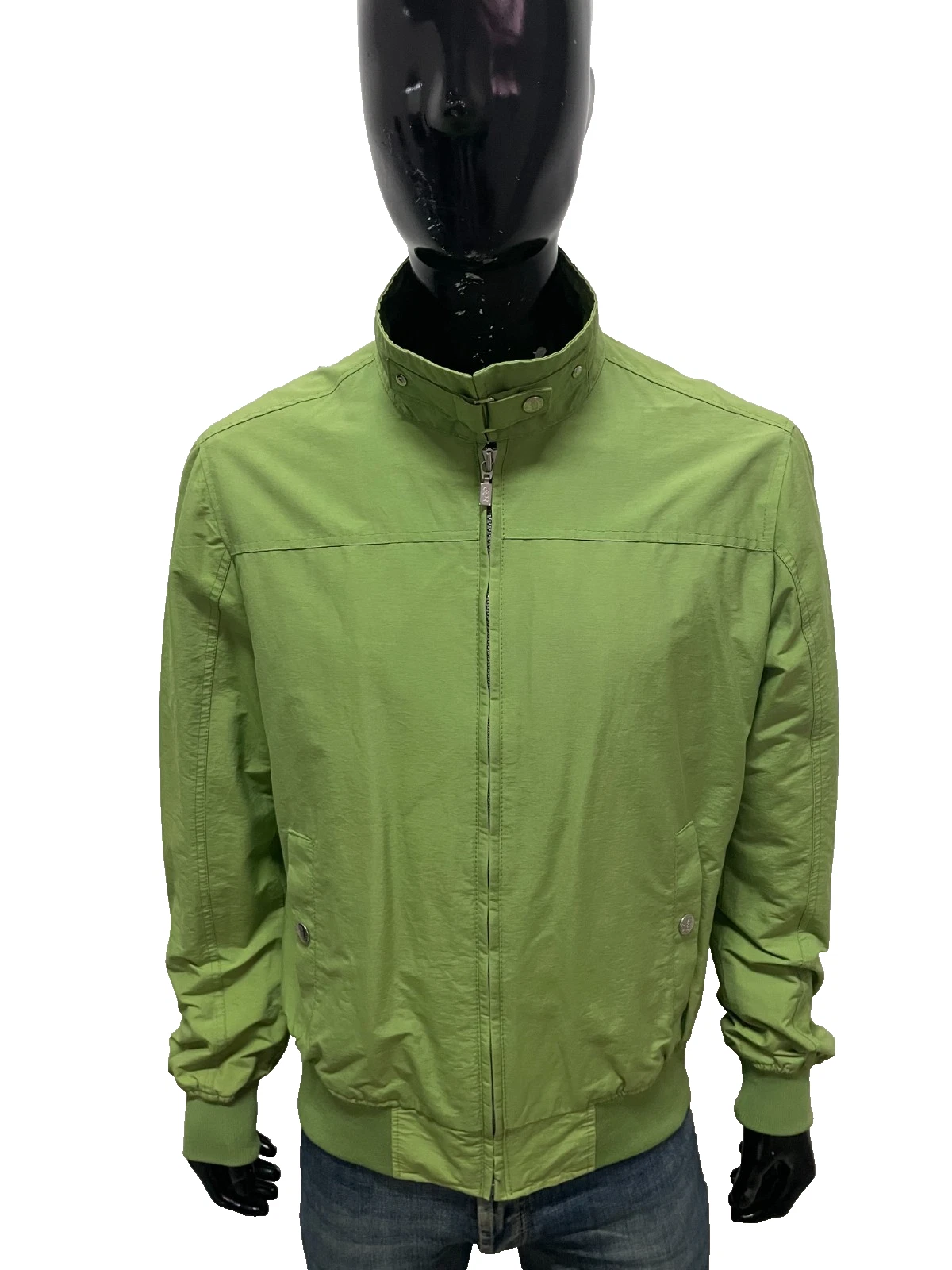Men's Refrigue Jacket XL Green Cotton Nylon Lightweight Casual Sporty Original