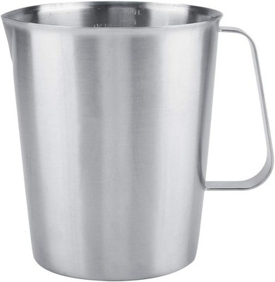 Frothing Cup, 2000ML 64OZ Measuring Cup, 304 Stainl Steel Graduated