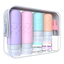 TSA Approved Silicone Travel Bottles Leakproo...