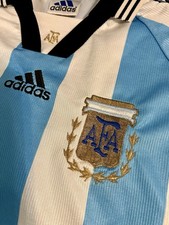 Vintage Adidas Argentina 1997/98 AFA Home Jersey FIFA Men Sz S Preowned