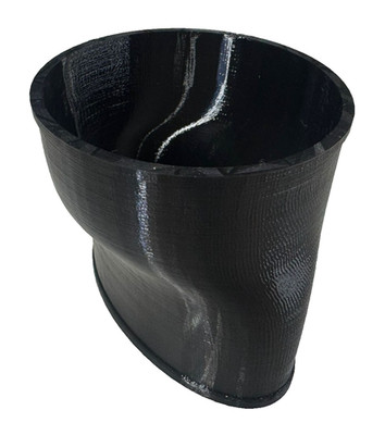 Luftmassenmesser Adapter oval auf 89 mm 90 mm   BMW M47 M57   Sportluftfilter